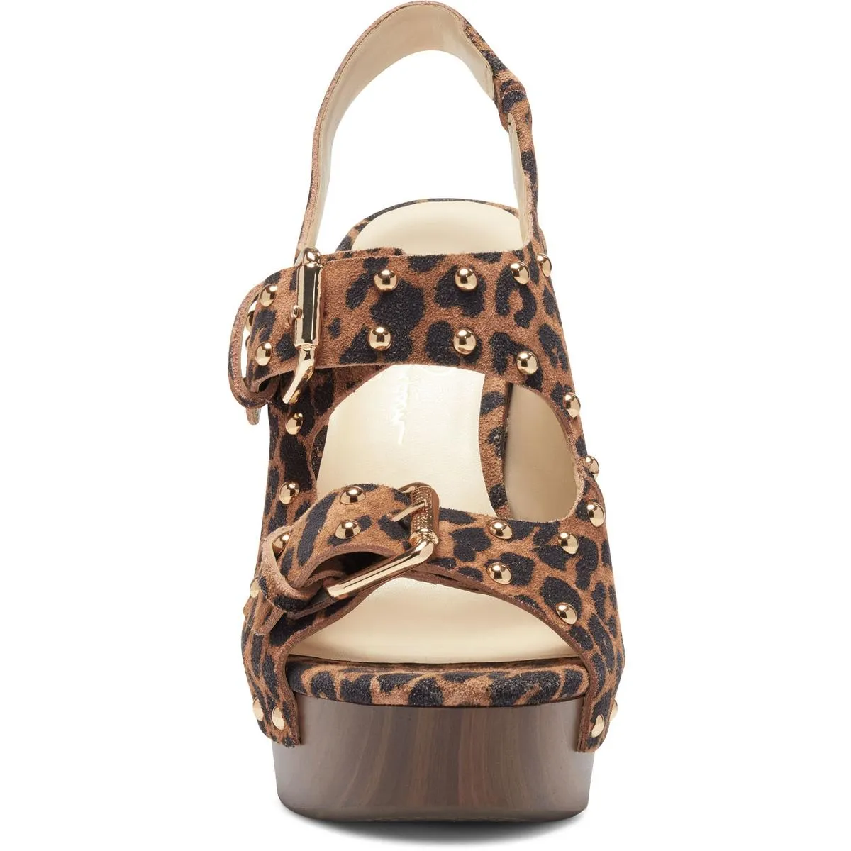 Jessica Simpson Tymina Women's Studded Leather Platform Wedge Sandals